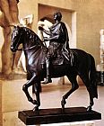 Edme Bouchardon Equestrian statue of Louis XV painting